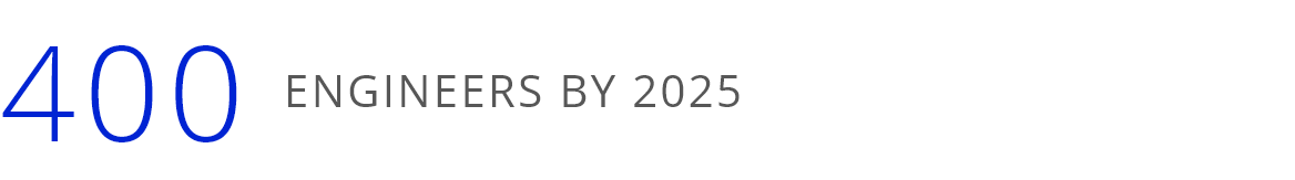 400 engineers by 2025